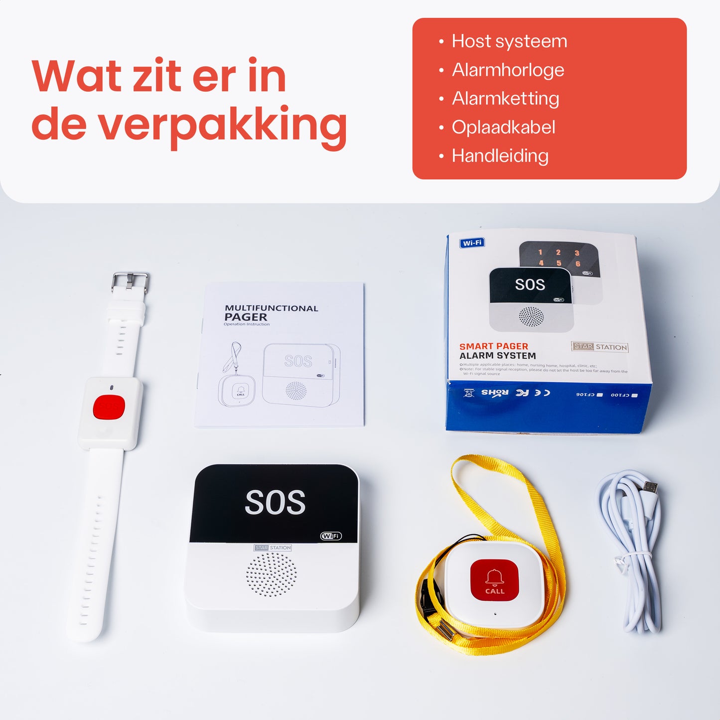 Alarmknop voor ouderen - Starstation ®