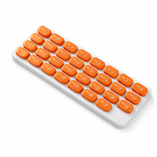 31 Dagen Pillendoos - Doosjes uitneembaar